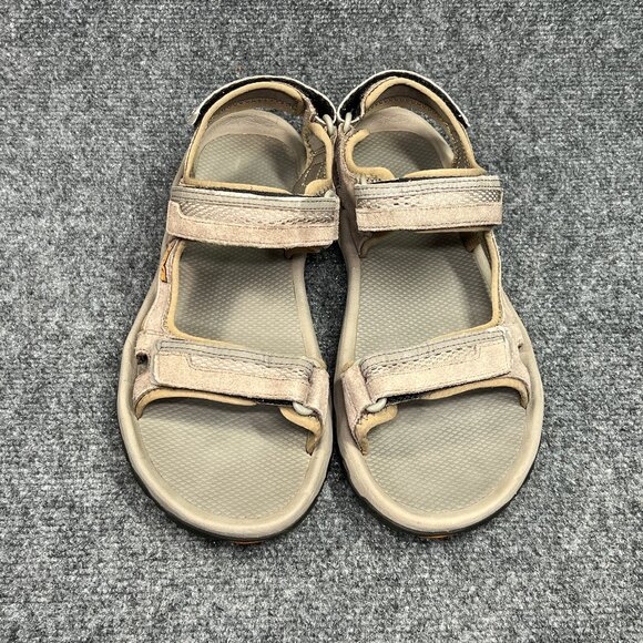 Teva Hudson Hiking Sandals Men\'s‎ Size 10 Tan Suede Adjustable Athletic Comfort main image 6